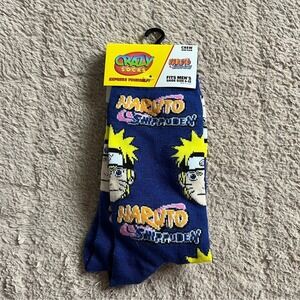NWT Naruto Crew Socks Fits Men's Shoe Sizes 6-12